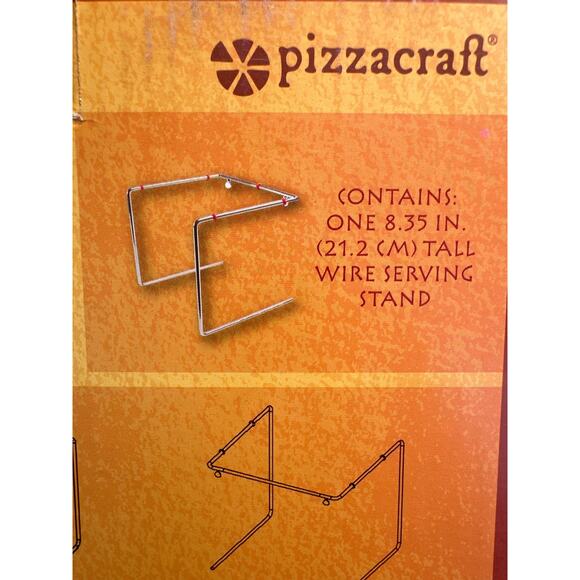 8" x 8" Restaurant Style Pizza Serving Stand - NIB - Picture 3 of 3